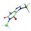 Caffeine caffeine molecule